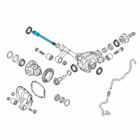 OEM 2018 Nissan Titan XD Shaft Side Differential Diagram - 31414-EZ40A
