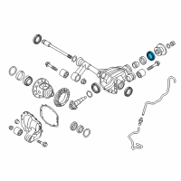 OEM 2017 Nissan Titan XD Seal-Oil Diagram - 38189-EZ40B