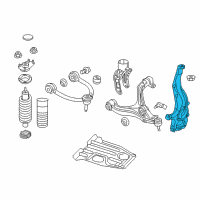 OEM Dodge Durango Front Diagram - 68251518AD