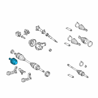 OEM 2005 Toyota Sequoia Inner Joint Diagram - 43030-0C010