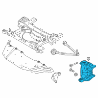 OEM 2017 BMW i3 Steering Knuckle, Left Diagram - 31-21-6-859-113