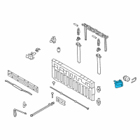 OEM Lincoln Handle Diagram - 8L3Z-9943400-DG