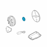 OEM Mercury Converter Seal Diagram - 6E5Z-7A248-B