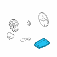OEM Lincoln Transmission Pan Diagram - 8E5Z-7A194-A