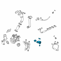 OEM 2018 Cadillac XTS Oil Return Tube Diagram - 12639865