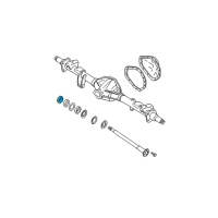 OEM 2004 Cadillac Escalade EXT Axle Seal Diagram - 15823962
