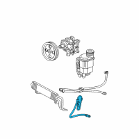 OEM Dodge Ram 1500 Line-Power Steering Pressure Diagram - 55366794AG