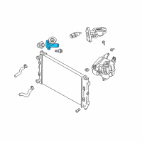 OEM 1997 Chrysler Cirrus Connector-Engine COOLANT Outlet Diagram - 4663501