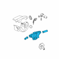 OEM Nissan Armada Switch Assy-Combination Diagram - 25560-9GA8C