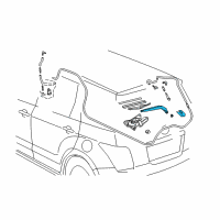 OEM Scion xA Rear Arm Diagram - 85241-52110