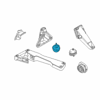 OEM 2003 BMW 325xi Engine Mount Diagram - 22-11-6-750-862