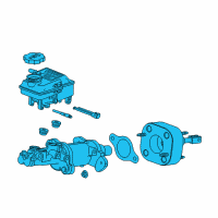 OEM 2015 Chevrolet Spark EV Master Cylinder Assembly Diagram - 95489495