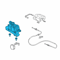 OEM Acura RSX Actuator Assembly Diagram - 36511-PND-A01