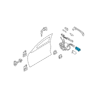 OEM Infiniti Q40 Handle Assy-Door Inside, Rh Diagram - 80670-JK000