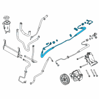 OEM 2016 Ford F-250 Super Duty Pressure Line Diagram - BC3Z-3A717-K