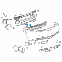 OEM 2010 Cadillac CTS Reverse Sensor Diagram - 20914917