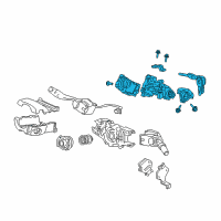 OEM 2006 Honda Accord Lock Assy., Steering Diagram - 35100-SDR-A11