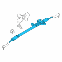 OEM Chrysler Sebring Steering Gearbox Diagram - 5093817AB