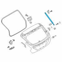 OEM Ford Lift Cylinder Diagram - CP9Z-58406A10-B