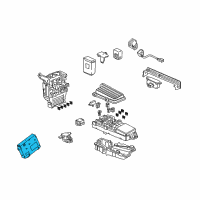 OEM 2004 Acura TL XM Unit Diagram - 39820-SEP-A01