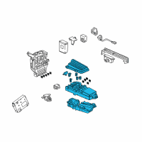 OEM Acura TL Box Assembly, Relay Diagram - 38250-SEP-A01