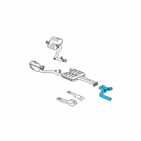 OEM 2008 Dodge Charger Converter-Exhaust Diagram - 4578648AC