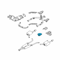 OEM 2010 Infiniti EX35 INSULATOR-Heat, Front Floor LH Diagram - 74753-EG000