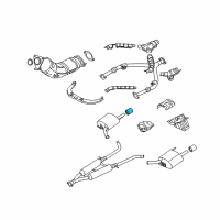 OEM Infiniti Q40 Diffuse Assembly Exhaust Diagram - 20080-JK00A