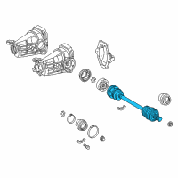 OEM 2008 Chrysler Crossfire Axle-Axle Half Diagram - 5140893AB