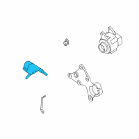 OEM 1999 Chrysler LHS Bracket-Support To Cylinder Head Diagram - 4792261