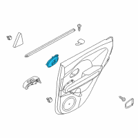 OEM Kia Soul Door Inside Handle Assembly, Right Diagram - 82620B2000GA3