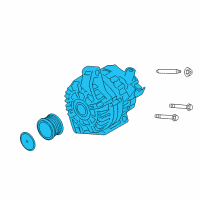 OEM 2014 Ford Focus Alternator Diagram - BV6Z-10346-F