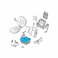 OEM 1999 Acura RL Pad, Right Front Seat Cushion Diagram - 81137-SZ3-A61