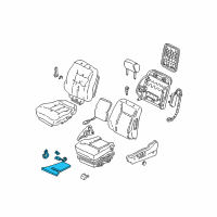 OEM 2003 Acura RL Heater, Front Seat Cushion Diagram - 81134-SZ3-A81