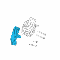 OEM Dodge Avenger Bracket-ALTERNATOR And Compressor Diagram - 4891616AA