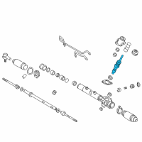 OEM 2002 Toyota Avalon Valve Sub-Assy, Power Steering Control Diagram - 44201-33140