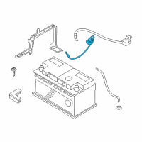 OEM 2011 BMW 535i GT xDrive Negative Battery Cable Diagram - 61-21-9-302-358