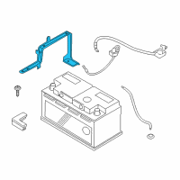 OEM 2016 BMW X4 Battery Roll Bar Diagram - 61-21-7-594-932