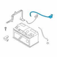 OEM 2013 BMW X3 Plus Pole Battery Cable Diagram - 61-12-9-225-099