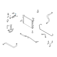 OEM 2009 Hyundai Santa Fe Gasket-W/Outlet Fitting Diagram - 25612-3C100