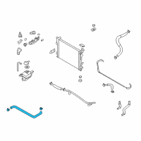 OEM 2008 Hyundai Sonata Hose Assembly-Radiator, Upper Diagram - 25414-3K200