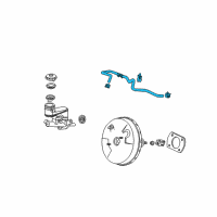 OEM 2010 Acura TSX Tube Assembly, Master Power Diagram - 46402-TP1-A01