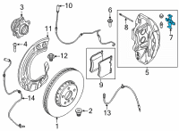OEM 2020 BMW X3 Repair Kit, Expanding Spring Diagram - 34-11-6-872-574