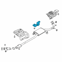 OEM 2019 Kia Sorento Protector-Heat Rear Diagram - 28795C5000