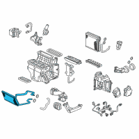 OEM 2014 Honda Pilot Core Sub-Assembly, Heater Diagram - 79115-SZA-A02