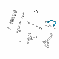 OEM 2012 Ford F-150 Upper Control Arm Diagram - EL3Z-3084-B