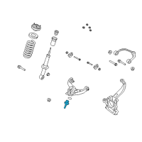 OEM 2015 Ford Expedition Lower Ball Joint Diagram - 9L3Z-3050-A