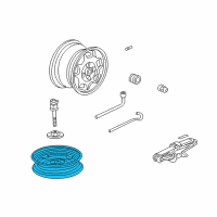 OEM 2003 Honda Civic Disk, Wheel (15X4T) (Topy) Diagram - 42700-S5D-911