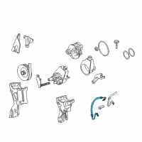OEM Chevrolet V1500 Suburban Hose, P/S Gear Inlet Diagram - 26027499