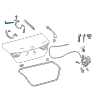 OEM Toyota Support Strut Diagram - 64530-06020